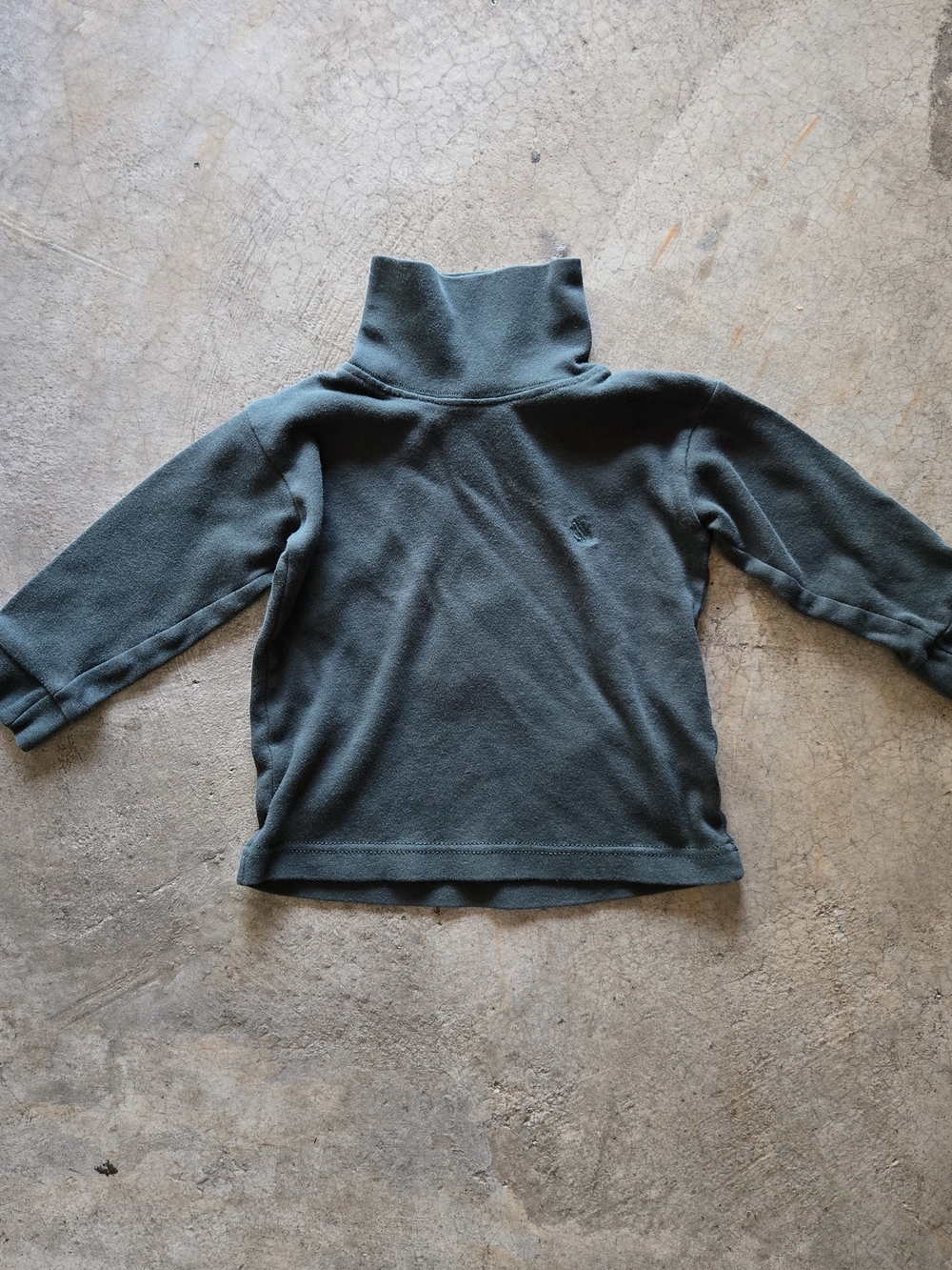 2 For $15 Vintage 90s Kids Long Sleeve Turtleneck Hunter Green